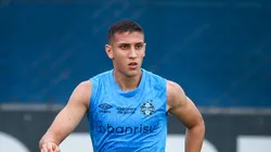 Miguel Monsalve durante treinamento do Tricolor. Foto: Lucas Uebel/Grêmio FBPA.