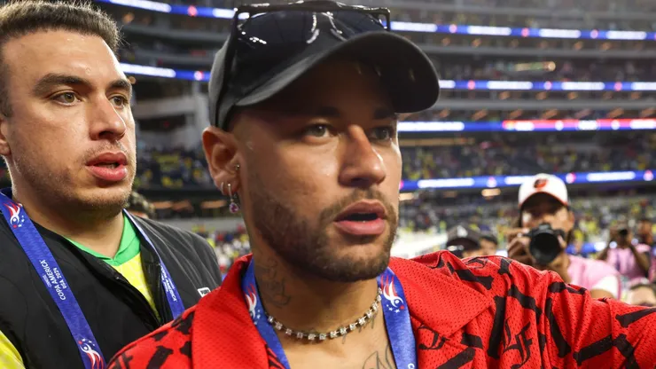 Neymar durante partida do Brasil na Copa América.
