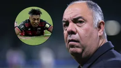 Vice-presidente de futebol do Flamengo detalha conversa que teve com o jogador, investigado por suposto envolvimento em apostas. Fotos: Ettore Chiereguini e Alexandre Loureiro/AGIF