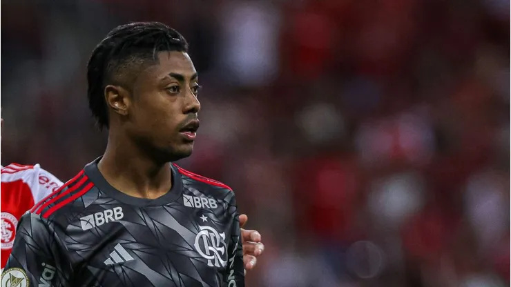 Bruno Henrique, atacante do Flamengo, em ação pelo Brasileirão