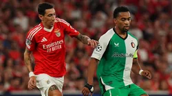 Quinten Timber pelo Feyenoord em partida da UEFA Champions League diante do Benfica. (Photo by Gualter Fatia/Getty Images)
