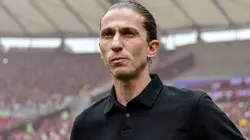 Filipe Luís durante partida entre Flamengo X Atlético-MG, pela final da Copa do Brasil.