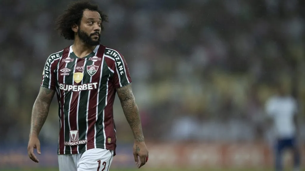 Marcelo tretou com Mano e encerrou seu ciclo no Flu – Foto: Jorge Rodrigues/AGIF