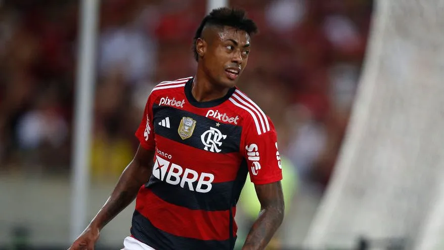 Bruno Henrique em jogo pelo Flamengo . Foto: Wagner Meier/Getty Images