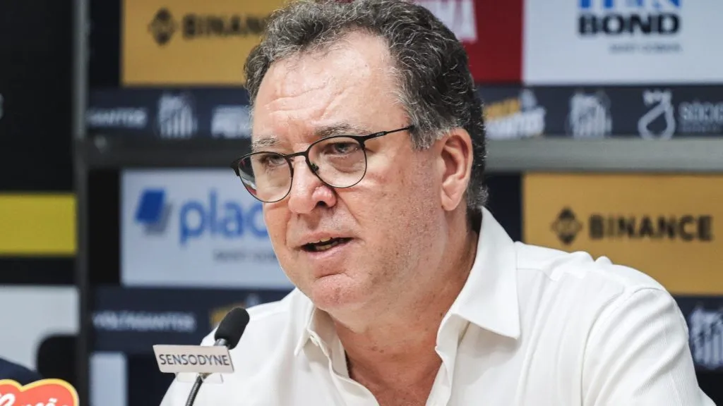 Marcelo Teixeira, presidente do Santos
