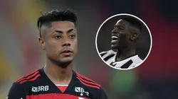 Foto: Thiago Ribeiro/AGIF e Jorge Rodrigues/AGIF - Bruno Henrique e Luiz Henrique: suposto envolvimento em apostas de jogadores de Flamengo e Botafogo