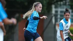 Gurias Gremistas, durante treino coletivo em campo no Estádio da Ulbra/RS com foco no Gaúchão Feminino
