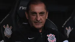 Ramón Díaz, treinador do Corinthians , no clássico contra o Palmeiras pelo Brasileirão