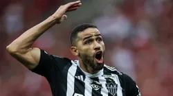 Alan Kardec comemorando gol em partida contra o Flamengo, pela final da Copa do Brasil, no Maracanã. Foto: Pedro Souza/Atlético