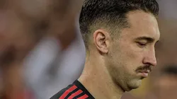 Léo Ortiz durante partida entre Flamengo e Palestino, no Maracanã, pela Copa Libertadores da América.