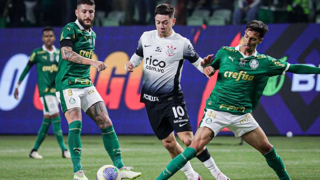 Palmeiras x Corinthians pelo Campeonato Brasileiro 2024. Foto:  IMAGO / Caio de Sousa