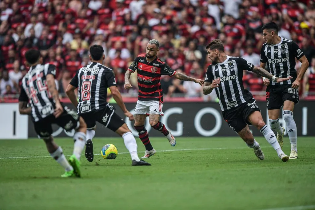 Partida entre Flamengo e Atlético-MG