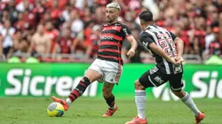 Arrascaeta jogador do Flamengo durante partida contra o Atlético-MG no Maracanã pela Copa Do Brasil 2024. Foto: Thiago Ribeiro/AGIF