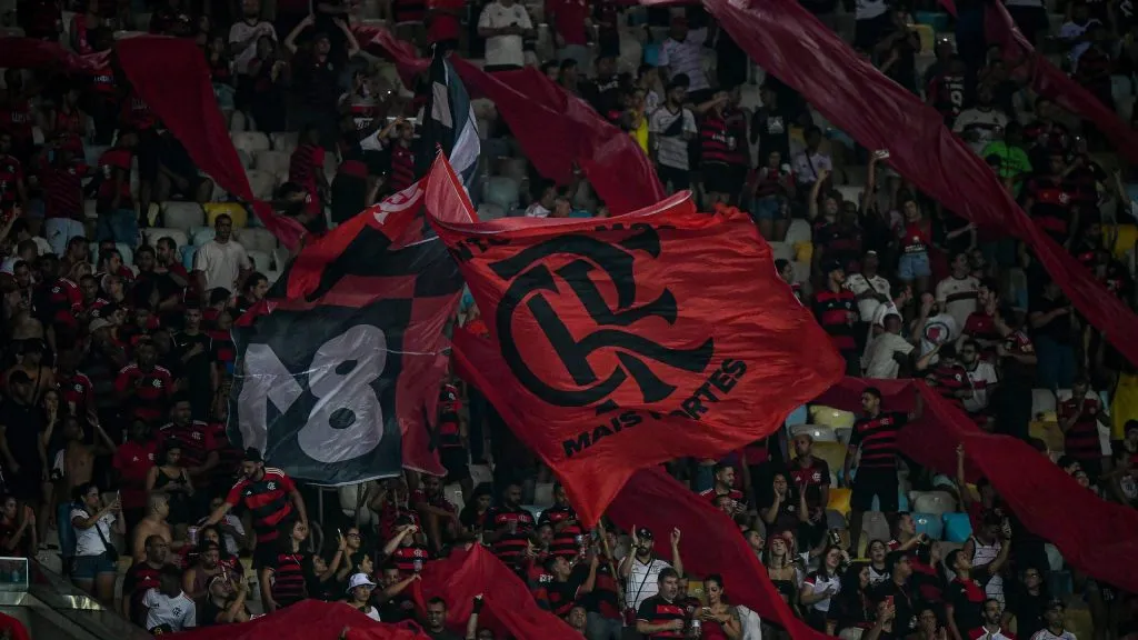 Torcida do Flamengo em ação. Foto: Thiago Ribeiro/AGIF