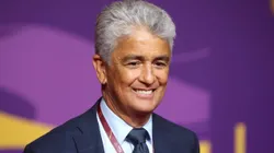 Bebeto durante evento para a Copa do Mundo de 2022, no Catar. Foto: Igor Kralj