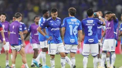 Jogadores do Cruzeiro contra o Lanús. Photo by Gilson Lobo/Getty Images