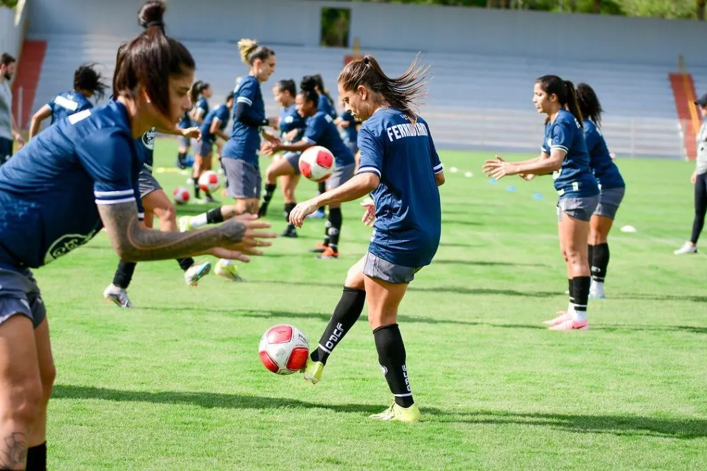Ferroviária e Palmeiras realizaram atividades em grupo e treinos táticos com foco no confronto deste sábado (2) Foto: Rafael Zocco/Ferroviária ; Fabio Menotti/Palmeiras