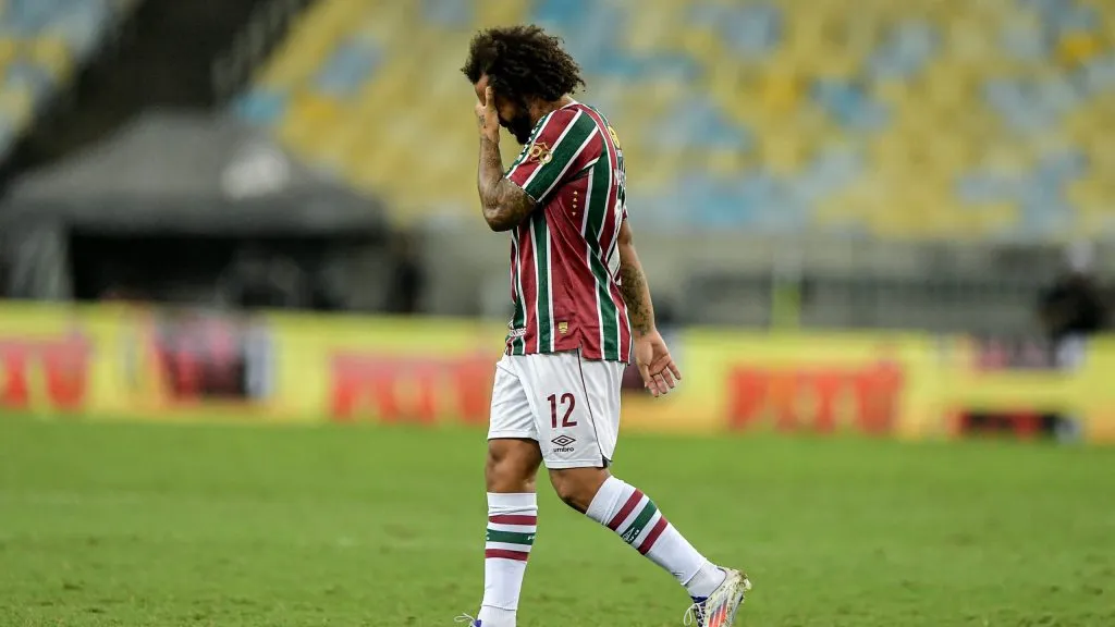 Marcelo, pelo Fluminense. Foto: Thiago Ribeiro/AGIF