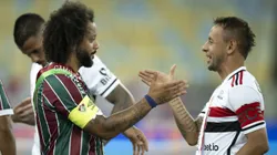 Marcelo e Rafinha em partida do Brasileirão de 2023