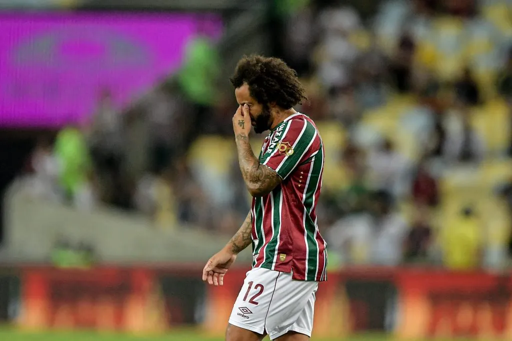Colocado como ídolo, Marcelo tem saída “pelas portas dos fundos” no Fluminense. Foto: Thiago Ribeiro/AGIF