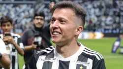 Bernard comemora primeiro gol pelo Atlético-MG