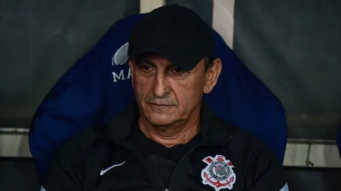 Ramón Díaz durante partida entre Flamengo e Corinthians, no Maracanã, pela Copa Do Brasil.