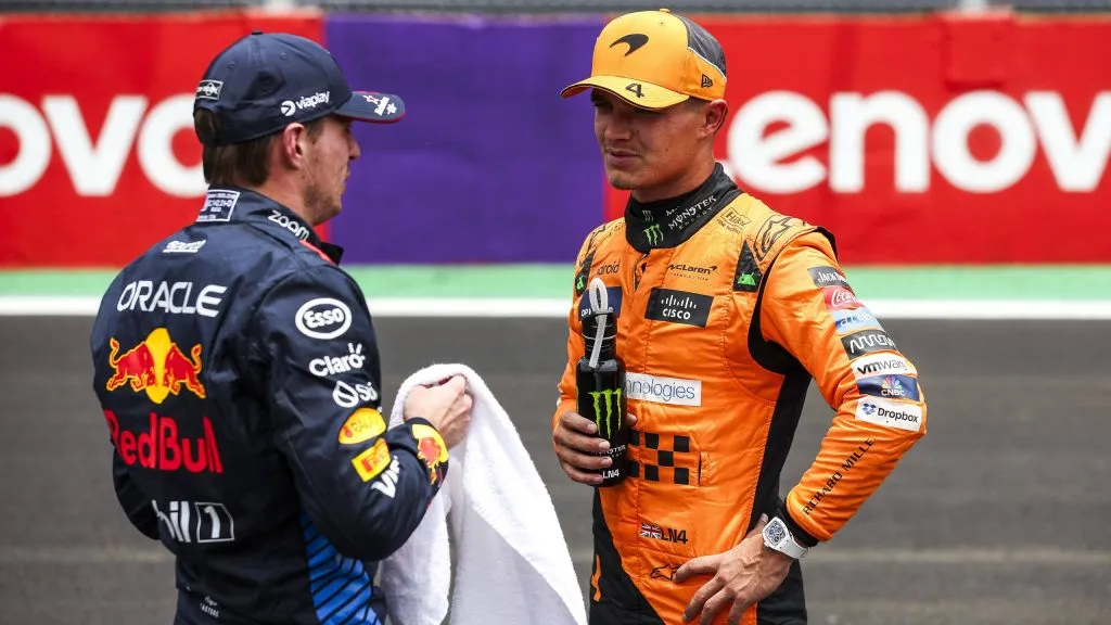 Verstappen e Norris no GP de São Paulo