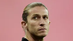 RJ - RIO DE JANEIRO - 02/10/2024 - COPA DO BRASIL 2024, FLAMENGO X CORINTHIANS - Filipe Luis tecnico do Flamengo durante partida contra o Corinthians no estadio Maracana pelo campeonato Copa Do Brasil 2024. Foto: Alexandre Loureiro/AGIF