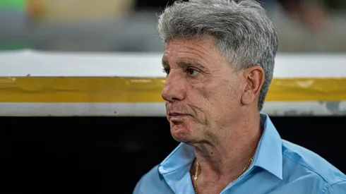 Renato Gaúcho durante partida entre Fluminense e Grêmio, pelo Campeonato Brasileiro, no Maracanã.