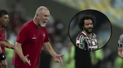 Mano Menezes e Marcelo discutiram em Fluminense x Grêmio pelo Brasileirão