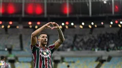 RJ - RIO DE JANEIRO - 01/11/2024 - BRASILEIRO A 2024, FLUMINENSE X GREMIO - Kaua Elias jogador do Fluminense comemora seu gol durante partida contra o Gremio no estadio Maracana pelo campeonato Brasileiro A 2024. Foto: Thiago Ribeiro/AGIF