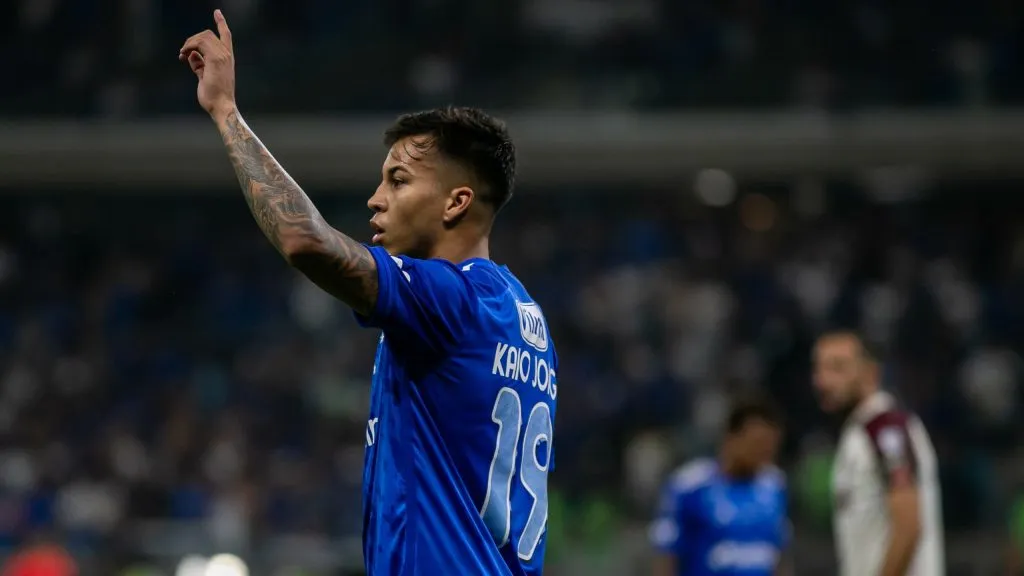 Foto: Fernando Moreno/AGIF – Kaio Jorge, marcador do gol contra o Lanús