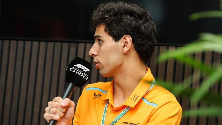 Bortoleto em entrevista no GP de São Paulo