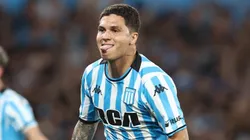 Meia colombiano comemorando lance diante do Alvinegro do Parque São Jorge.