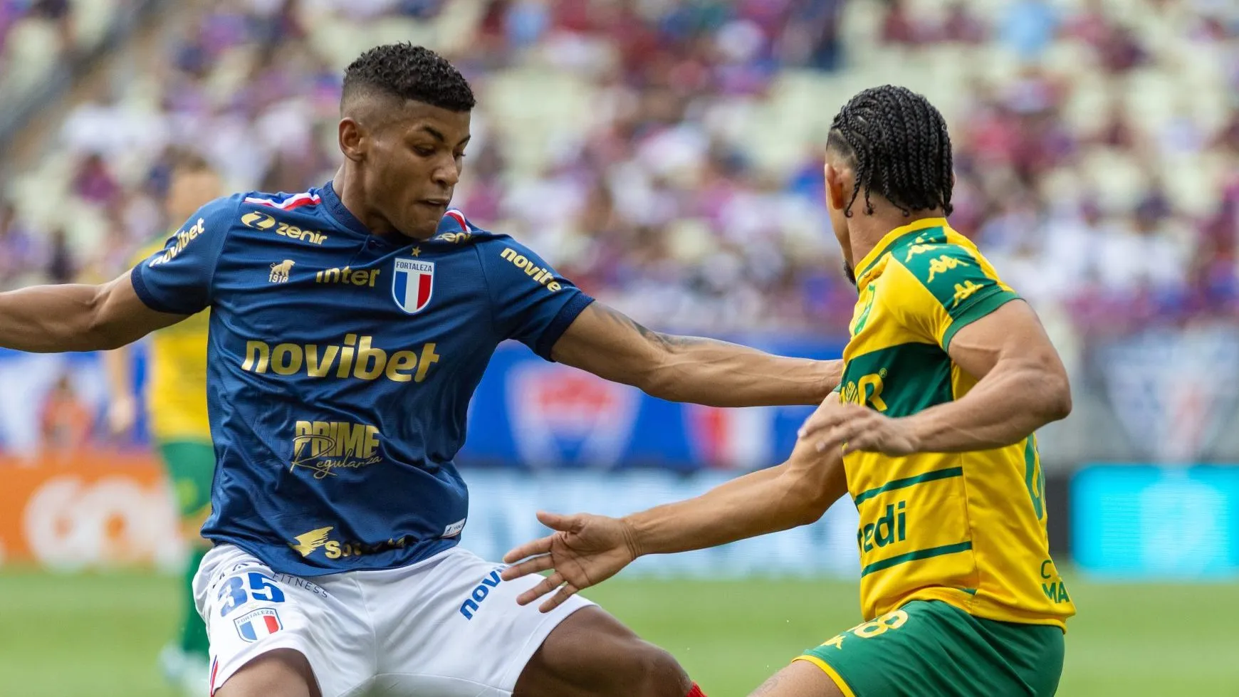 Hércules jogador do Fortaleza durante partida contra o Cuiaba pelo Campeonato Brasileiro A 2024. Foto: Baggio Rodrigues/AGIF