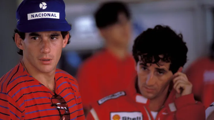 Senna e Prost em 1989