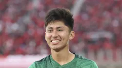 Miguel em ação pela Seleção da Bolívia, nas Eliminatórias.