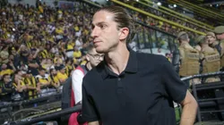 Filipe Luis tecnico do Flamengo durante partida contra o Criciuma. Foto: Leonardo Hubbe/AGIF