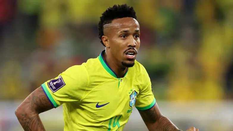 Militão na Seleção Brasileira. Foto: Clive Brunskill/Getty Images
