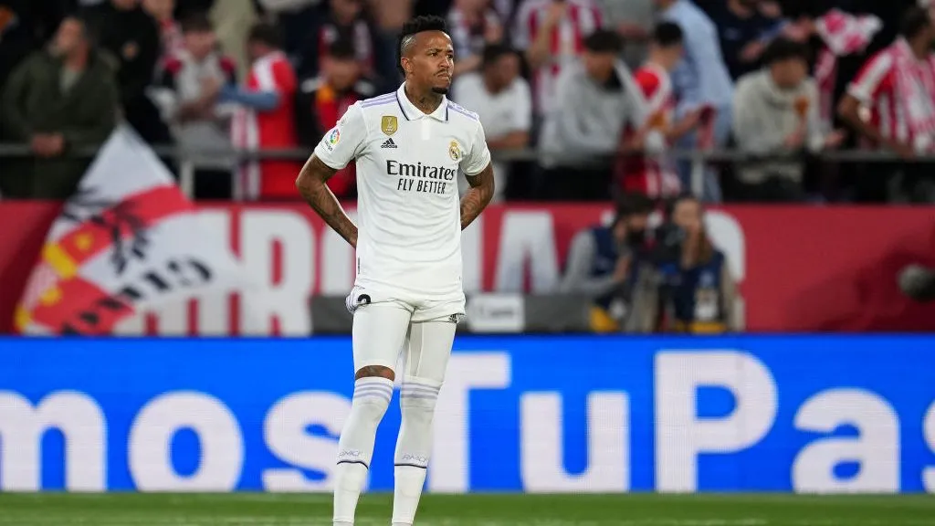 Eder Militão pelo Real Madrid. Foto: Alex Caparros/Getty Images