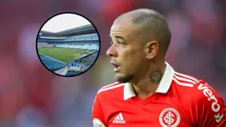 Foto: Pedro H. Tesch/AGIF e Maxi Franzoi/AGIF - D'Alessandro quis fazer jogo beneficente na Arena do Grêmio