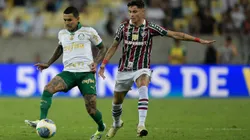 Dudu jogador do Palmeiras durante partida contra o Fluminense pelo Campeonato Brasileiro A 2024. Foto: Thiago Ribeiro/AGIF