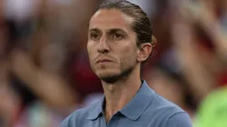 Filipe Luís durante partida do Flamengo no Campeonato Brasileiro. Foto: Ruano Carneiro