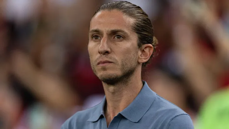 Filipe Luís durante partida do Flamengo no Campeonato Brasileiro. Foto: Ruano Carneiro