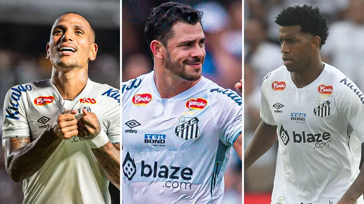 Giuliano, Otero e Gil ficam no Santos? Marcelo Teixeira bateu o martelo - Fotos: Imago Sport