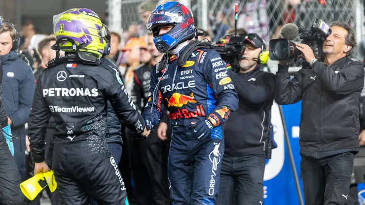 Verstappen e Hamilton em Las Vegas