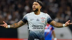 Memphis Depay jogador do Corinthians em partida pelo Campeonato Brasileiro A 2024. Foto: Joisel Amaral/AGIF