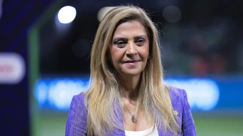 SP - SAO PAULO - 26/11/2024 - BRASILEIRO A 2024, PALMEIRAS X BOTAFOGO - leila pereira presidente do Palmeiras antes de partida contra o Botafogo no estadio Arena Allianz Parque pelo campeonato Brasileiro A 2024.