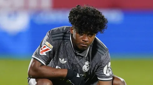 Endrick durante a vitória diante do Girona.