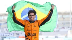 Bortoleto comemorando título da F2